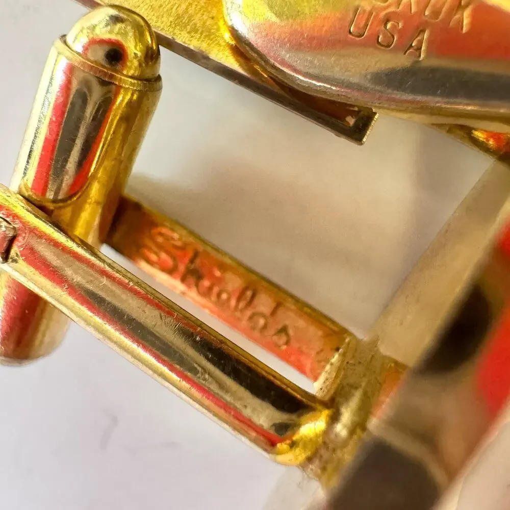 Vintage Lot of 8 Men’s Jewelry Swank, Hickok Cufflinks, Tie Bar Monogram Pins